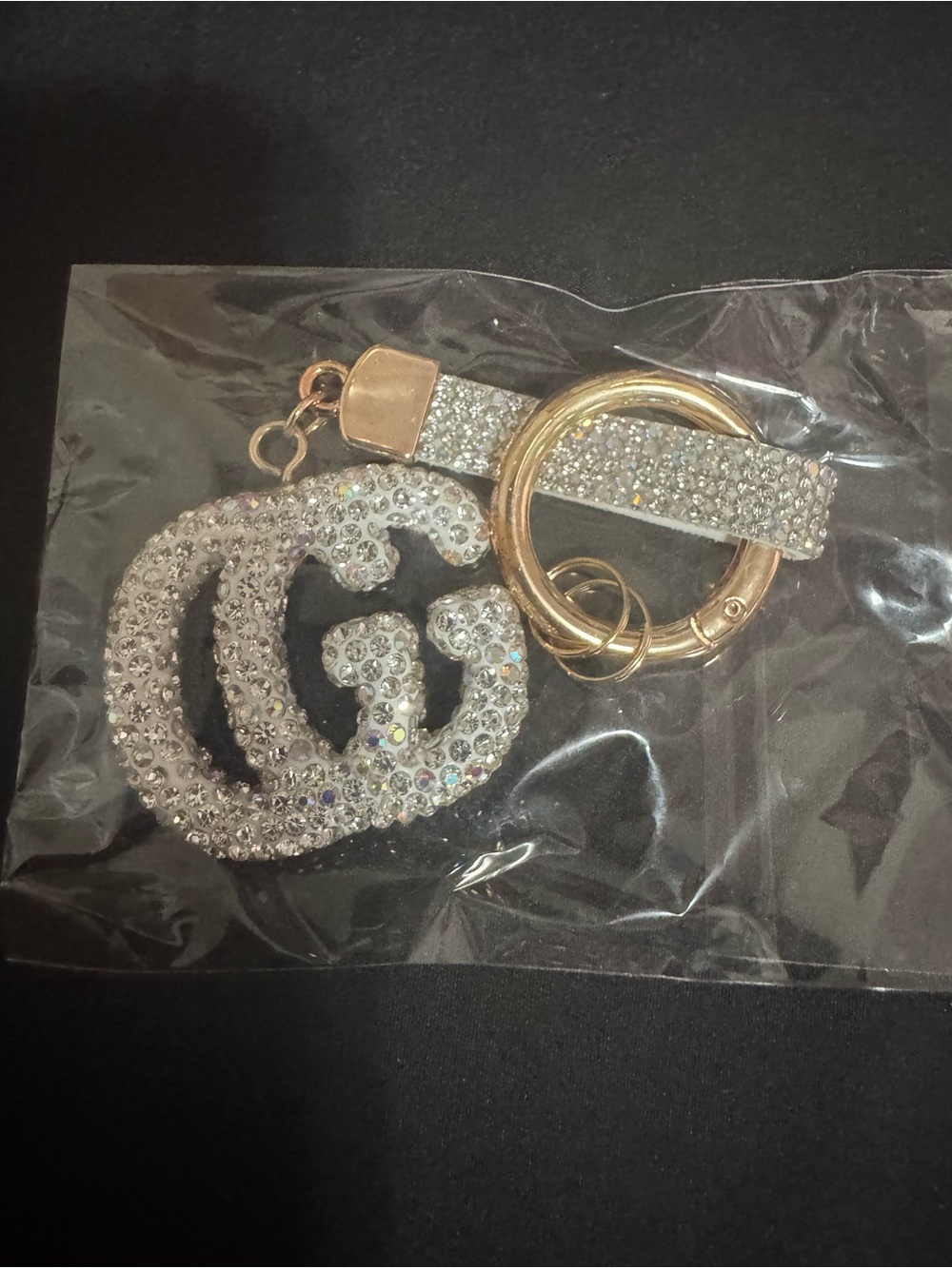 Rhinestone fashion silver
